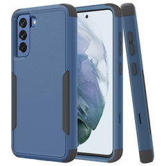 Samsung Galaxy S21 FE Case Armor Heavy Duty - Blue Black