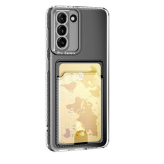 Samsung Galaxy S21 Plus Case with Card Slot - Transparent