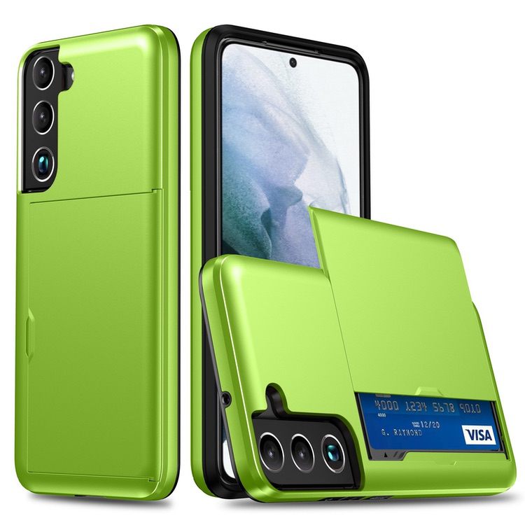 Samsung Galaxy S23 5G Case with 2 Card Slots - Green