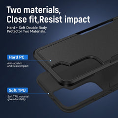 Samsung Galaxy S23 Plus 5G Case Made With PC and TPU - Black