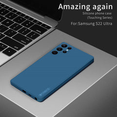 Samsung Galaxy S23 Ultra 5G Case Soft Liquid Silicone - Blue