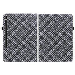 Samsung Galaxy Tab S8 Plus / S7 Plus Case Colour Weave Texture - Black