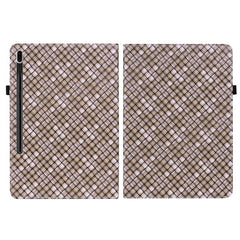 Samsung Galaxy Tab S8 Plus / S7 Plus Case Colour Weave - Brown