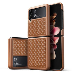 Samsung Galaxy Z Flip 3 Case DUX DUCIS Venice Series Shockproof - Brown