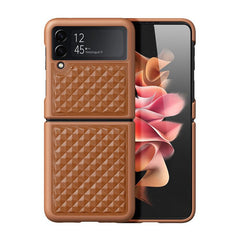 Samsung Galaxy Z Flip 3 Case DUX DUCIS Venice Series Shockproof - Brown