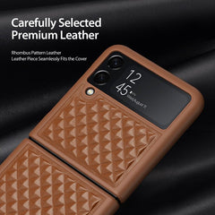 Samsung Galaxy Z Flip 3 Case DUX DUCIS Venice Series Shockproof - Brown