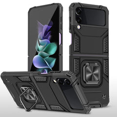 Samsung Galaxy Z Flip 4 5G Case Magnetic Armor Shockproof - Black