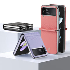 Samsung Galaxy Z Flip 4 Case DUX DUCIS Bril Series Shockproof - Pink