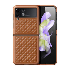 Samsung Galaxy Z Flip 4 Case DUX DUCIS Venice Series Shockproof - Brown