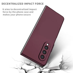 Samsung Galaxy Z Fold 4 5G Case Slim Design Protective - Wine Red