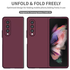 Samsung Galaxy Z Fold 4 5G Case Slim Design Protective - Wine Red