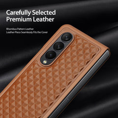 Samsung Galaxy Z Fold 4 Case DUX DUCIS Venice Series Shockproof - Brown