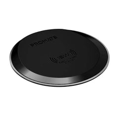 Wireless Charger Ultra Slim 15W Fast Charge Promate - Black