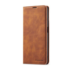 Xiaomi Redmi Note 11 4G Case Forwenw Dream Series Secure Wallet - Brown