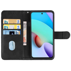 Xiaomi Redmi Note 11 4G Case Made With PU Leather and TPU - Black